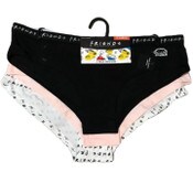 Wholesale - 3pk FRIENDS PIVOT! LADIES HIPSTER, UPC: 193159163907